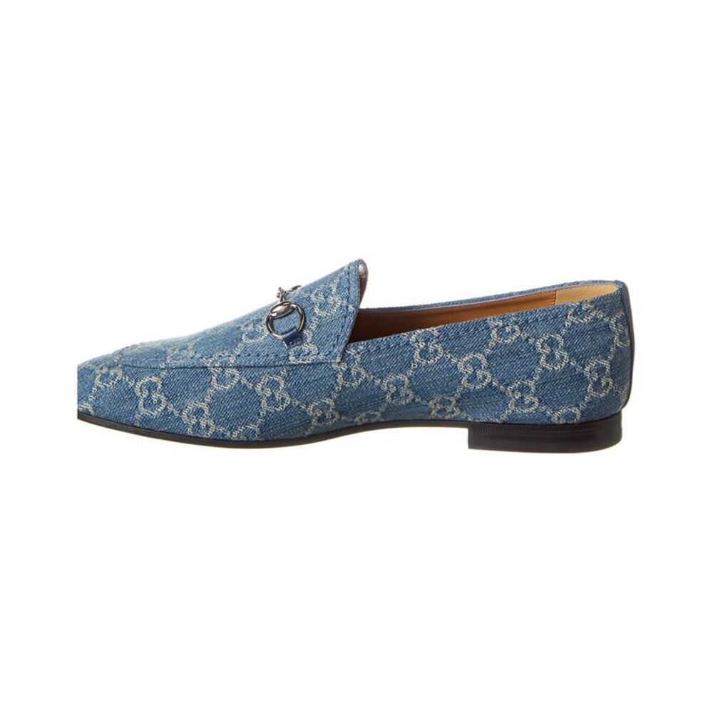 Gucci Jordaan GG Denim Loafer - Picture 2 of 5